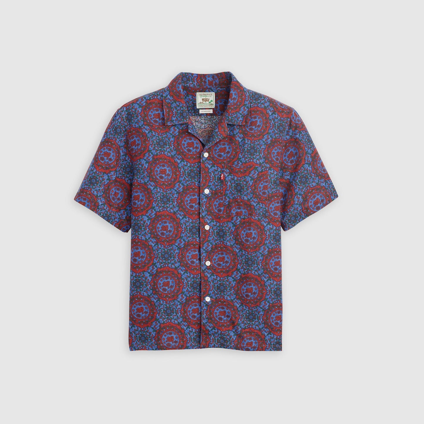 Levi's® Men's Short-Sleeve Sunset Standard Camp Shirt