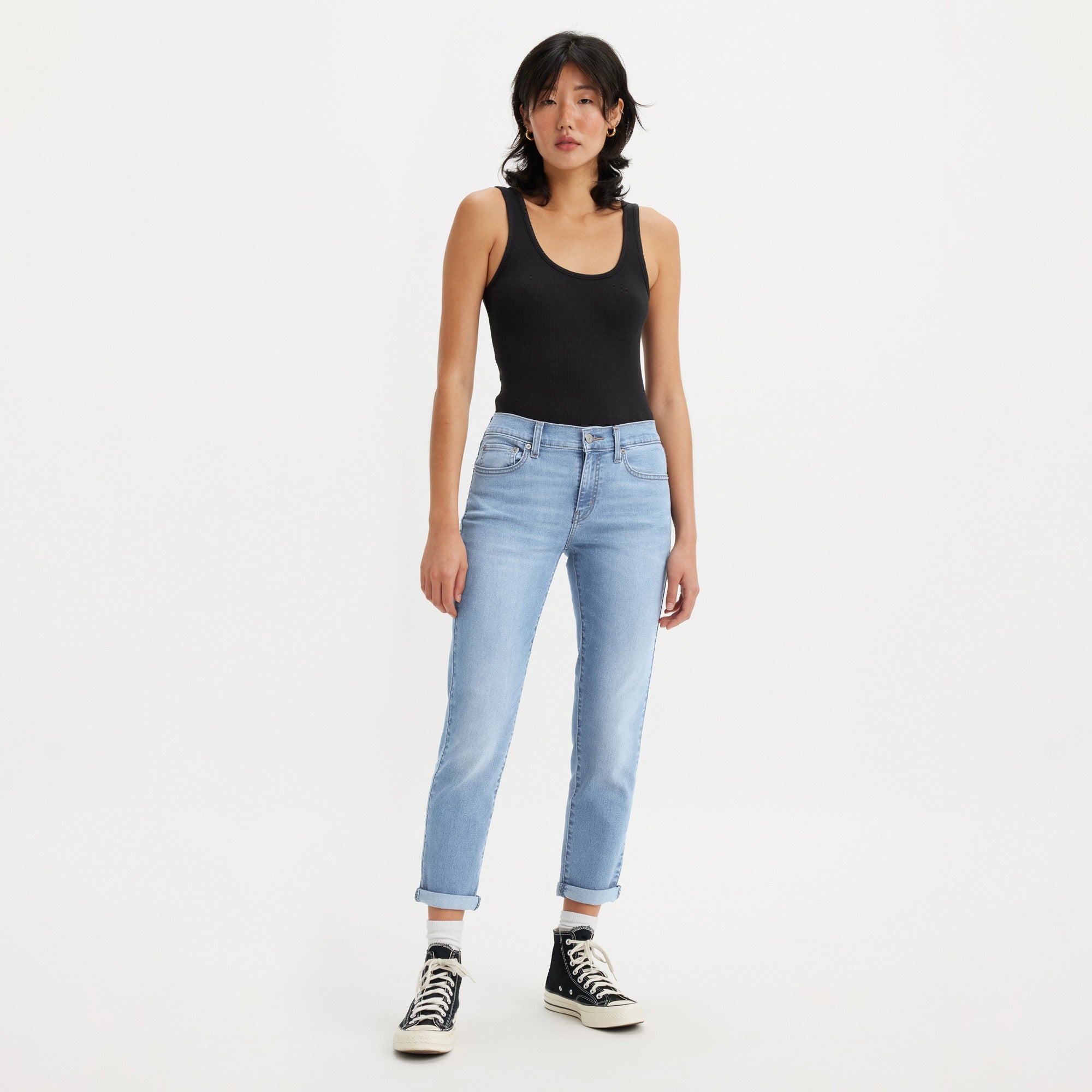 Levi's® Women's Mid-Rise Boyfriend Jeans Light Indigo Levi's PH