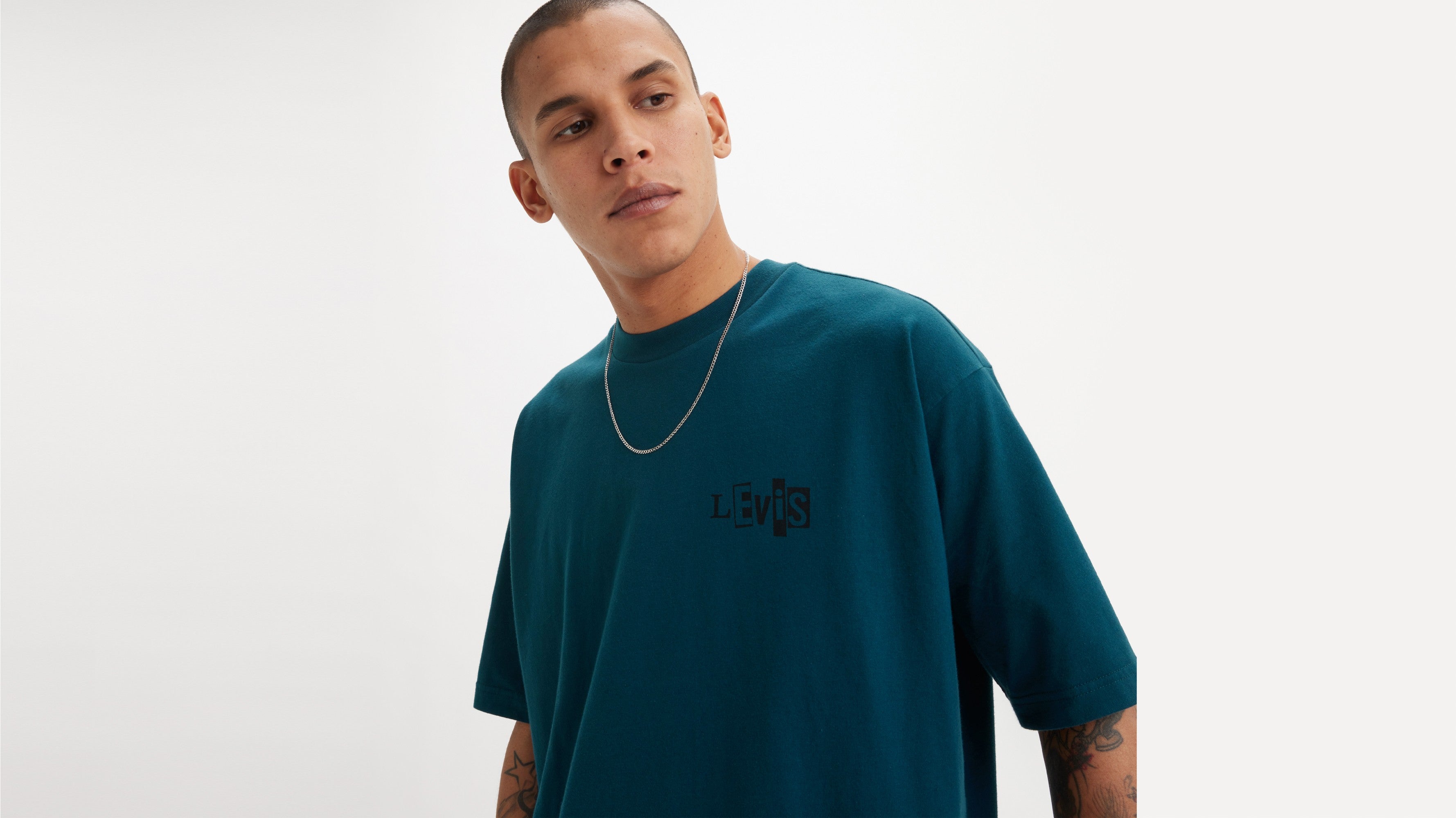 Levi'sĀ® Skateboarding Men's Graphic Boxy T-Shirt Reflecting Pond
