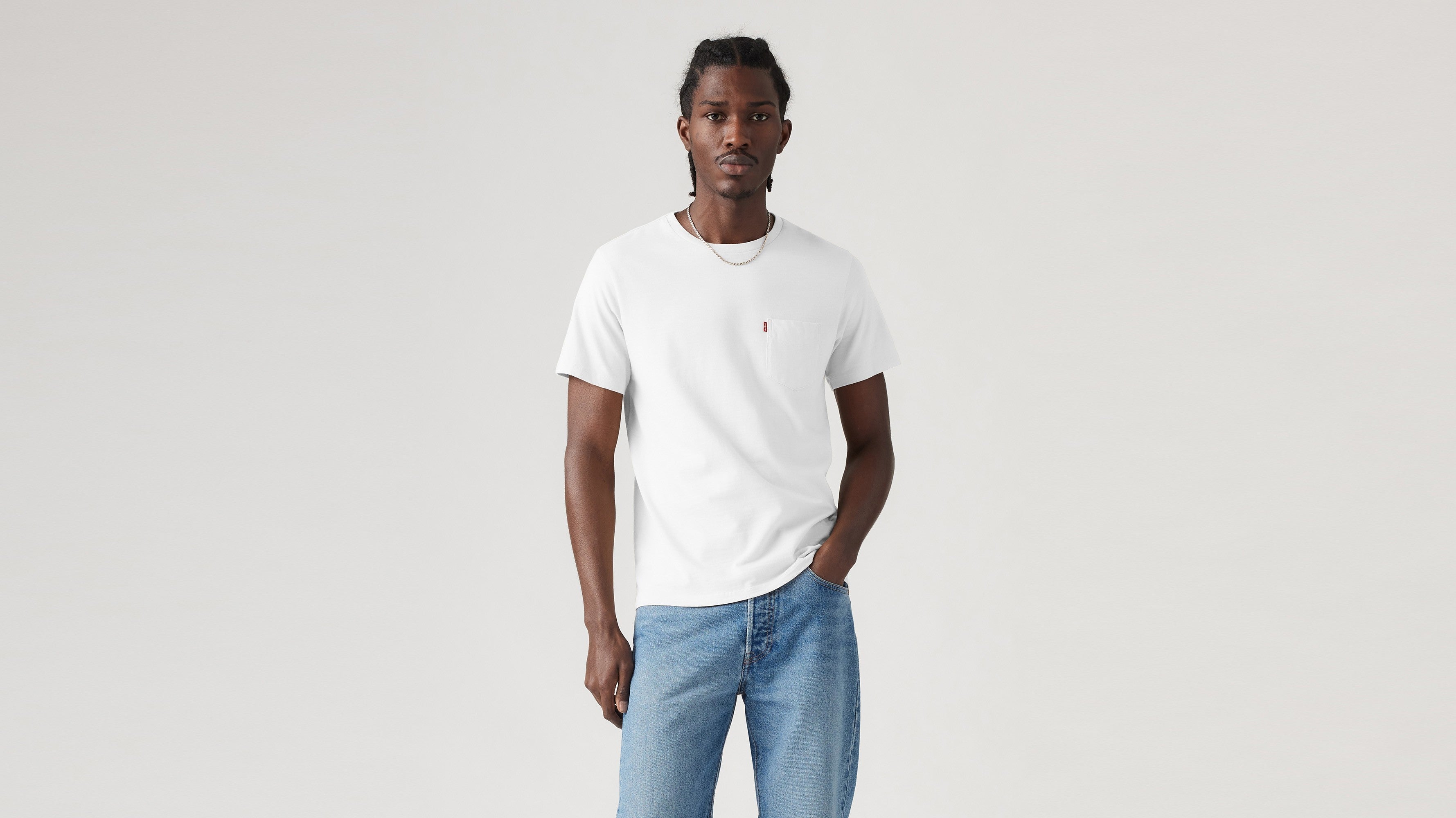 Levi's® Men's Heavyweight Pocket T-Shirt Bright White Levi's PH