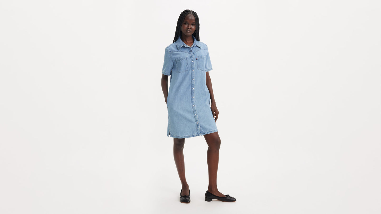 Levi's® Women's Louisa Short-Sleeve Denim Dress