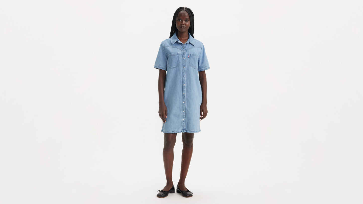 Levi's® Women's Louisa Short-Sleeve Denim Dress