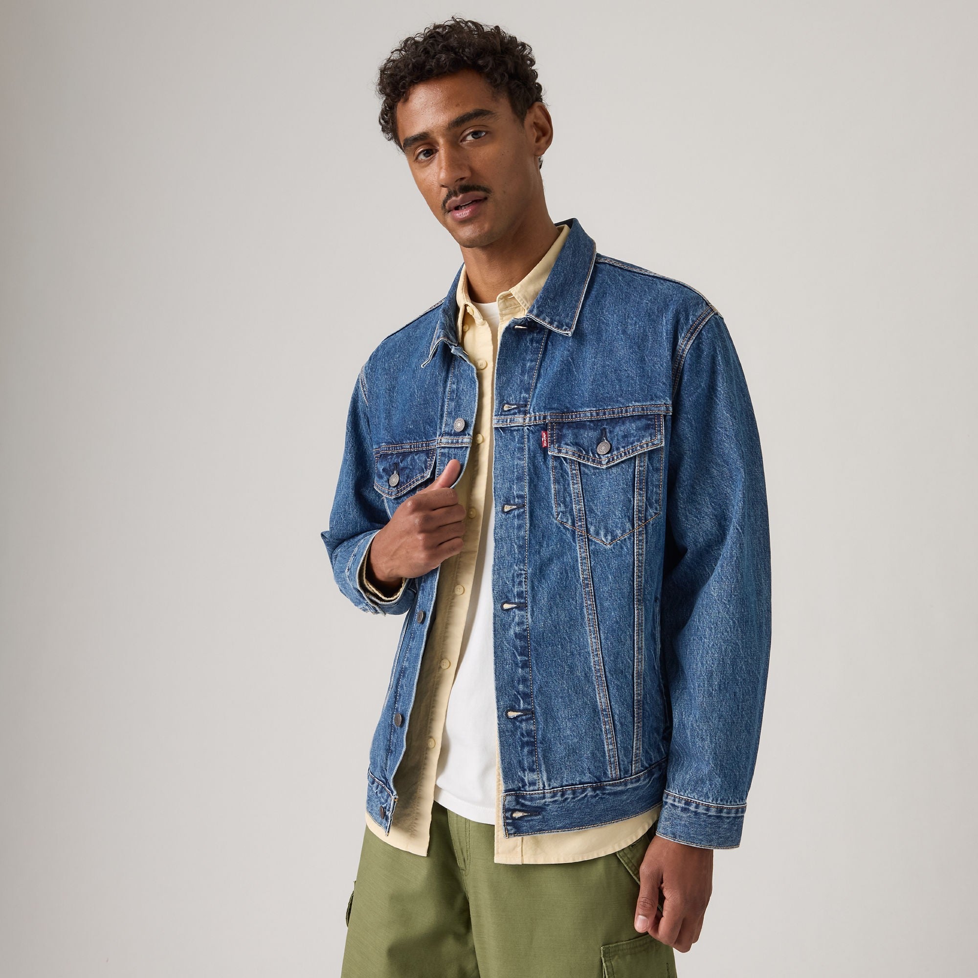 Levi's® Men's Relaxed Type 3 Trucker Jacket - Dark Indigo | Levi's PH