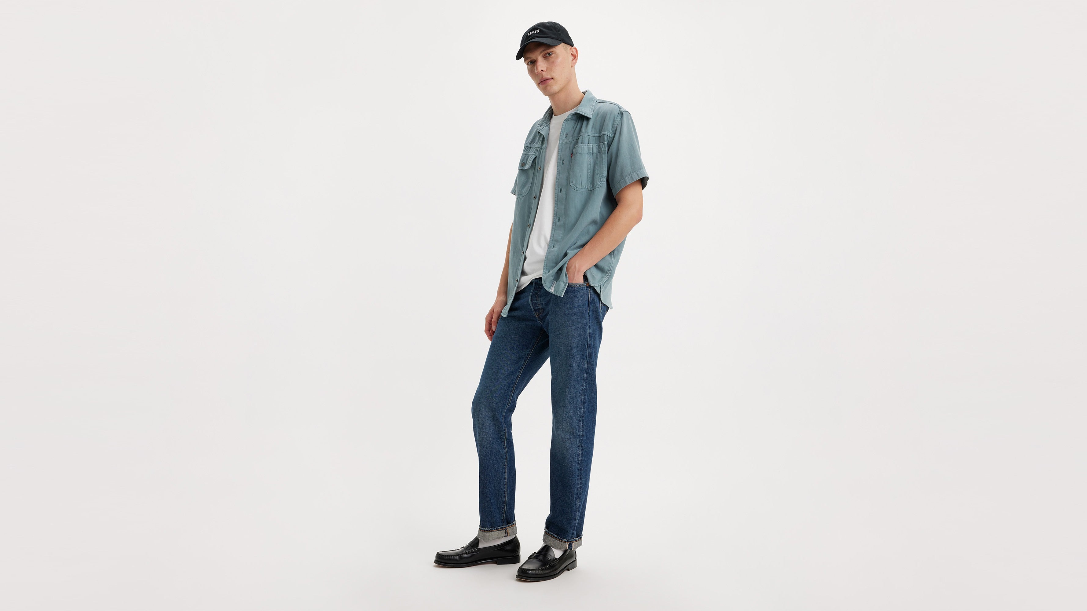 Levi's® Men's 501® Original Selvedge Jeans Blast Of Blue Selvedge Levi's PH