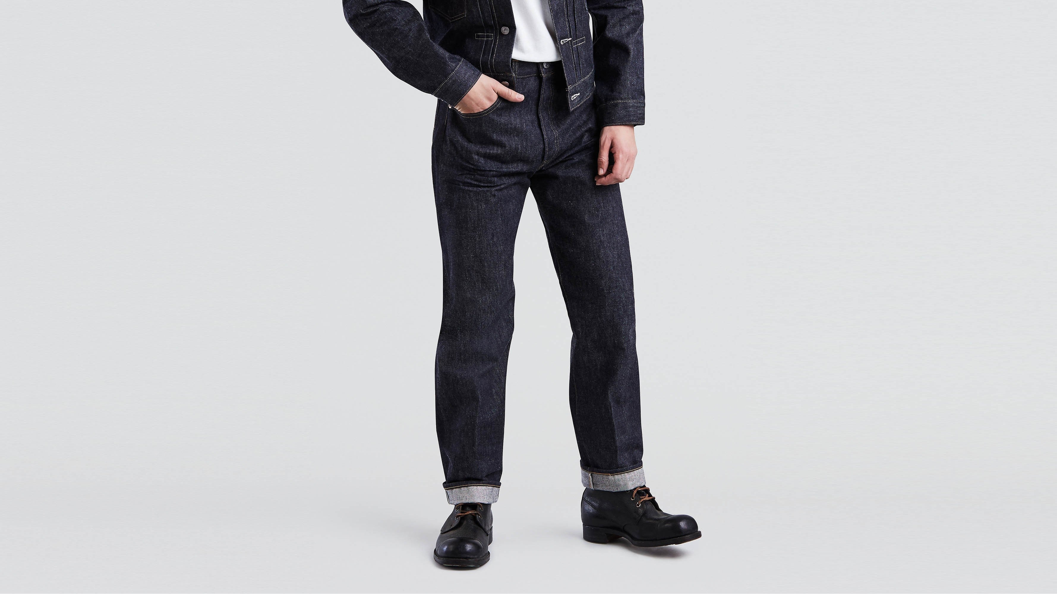 Levi’s® Vintage Clothing Men's 1955 501® Jeans Dark Indigo Organic 1955 Levi's PH