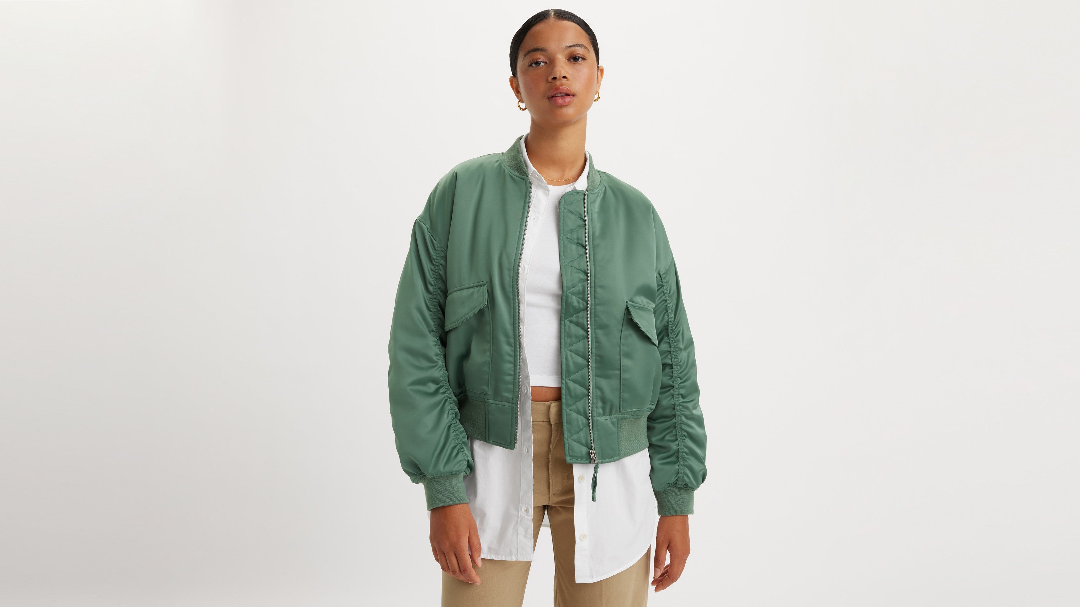 Levi's bomber jacket womens best sale