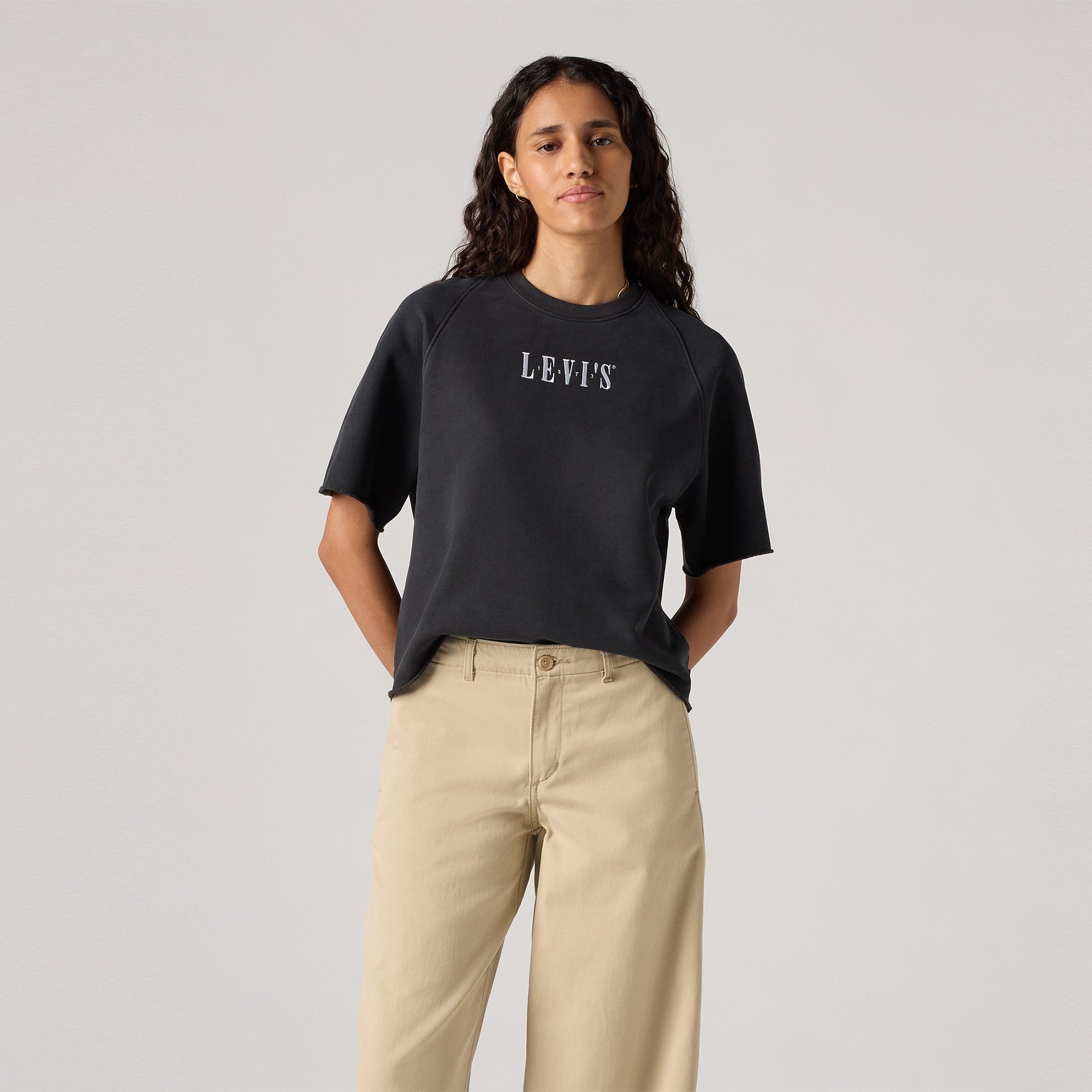 Yellow Levi's Diana Crewneck Sweatshirt Sweater Diana Levis