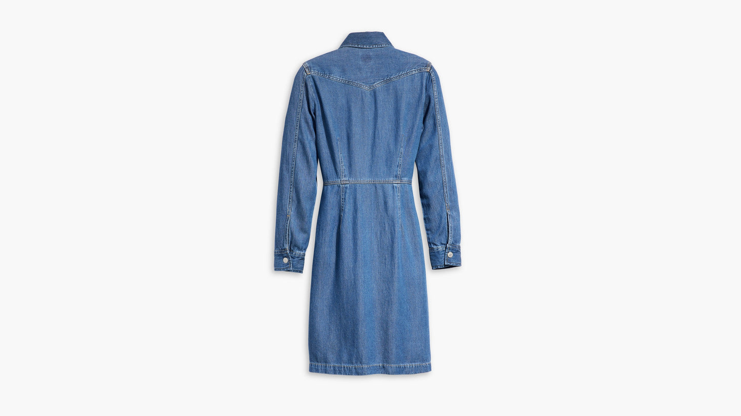 Levi's® Women's Otto Western Mini Denim Dress