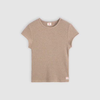 Levi's® Women's Dry Goods Waffle Cap-Sleeve Tee