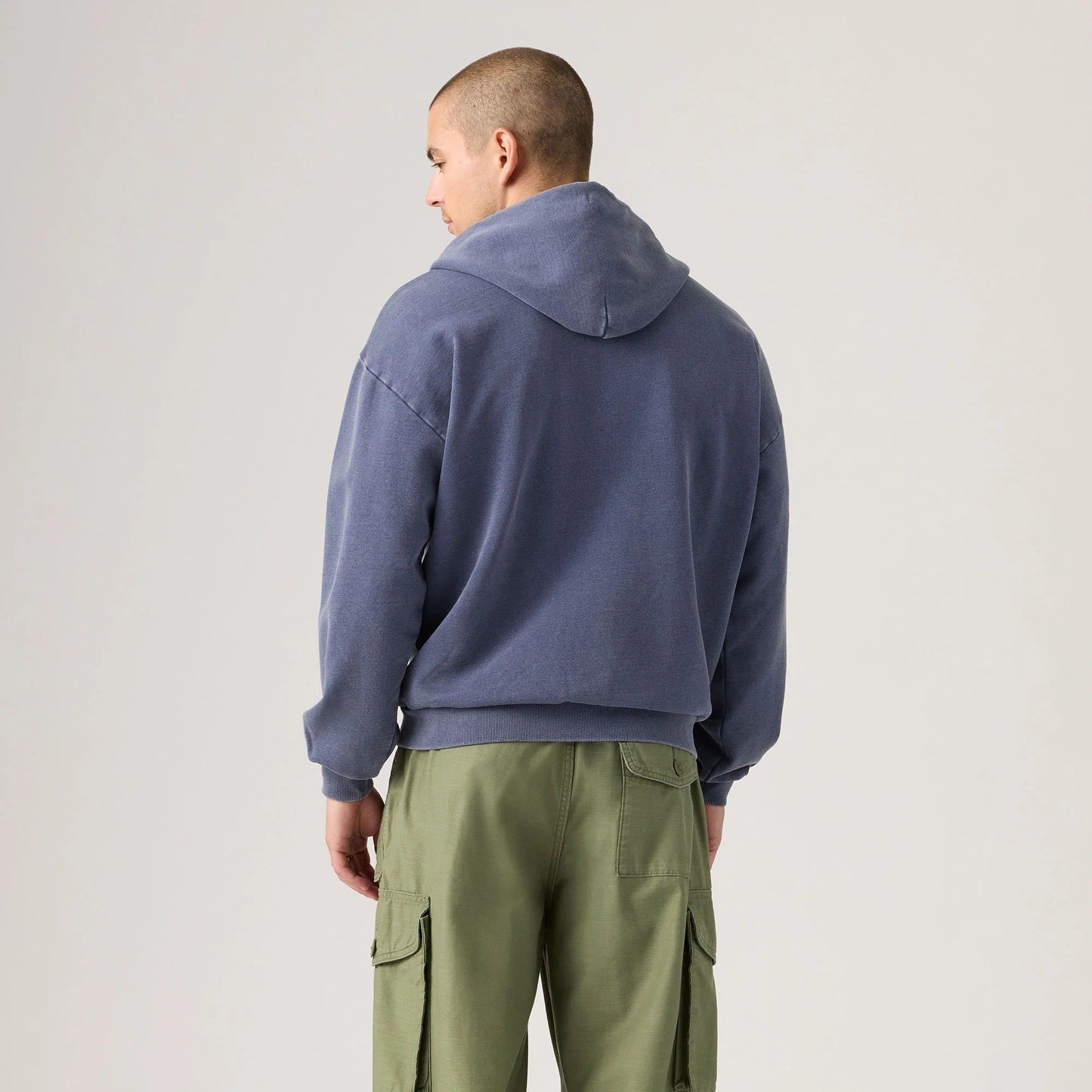 Levi's® Men's Two Horse Cropped Zip-Up Sweatshirt