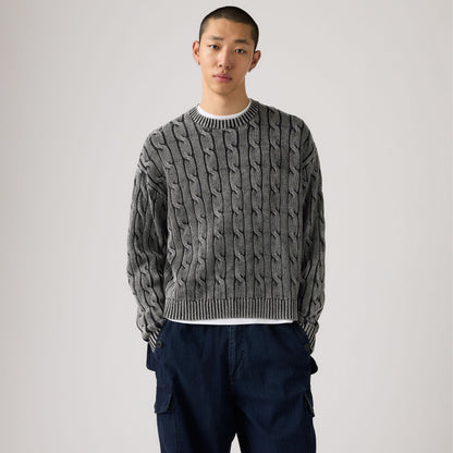 Levi's® Men's Carmel Cable Crew Sweater