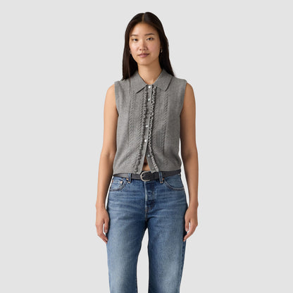 Levi's® Women's Supersoft Mini Ruffle Vest Top