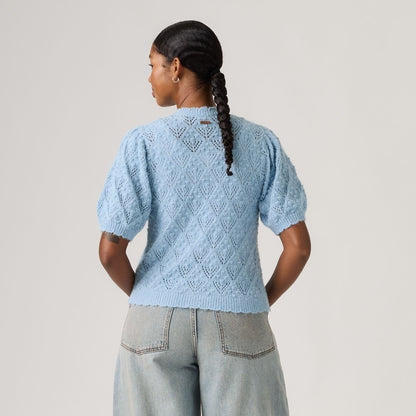 Levi's® Women's Pauline Pointelle Short-Sleeve Cardigan
