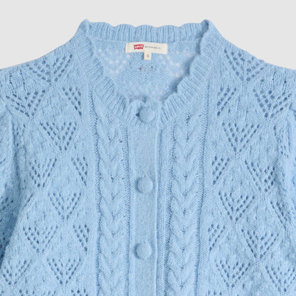 Levi's® Women's Pauline Pointelle Short-Sleeve Cardigan