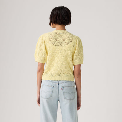 Levi's® Women's Pauline Pointelle Short-Sleeve Cardigan