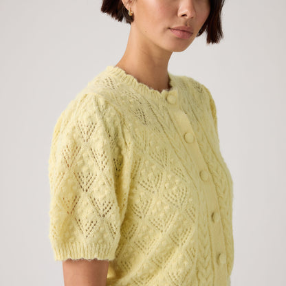 Levi's® Women's Pauline Pointelle Short-Sleeve Cardigan