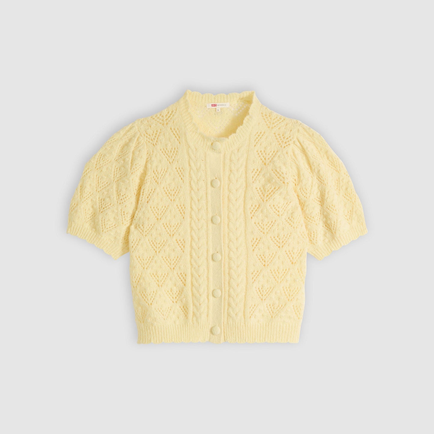 Levi's® Women's Pauline Pointelle Short-Sleeve Cardigan