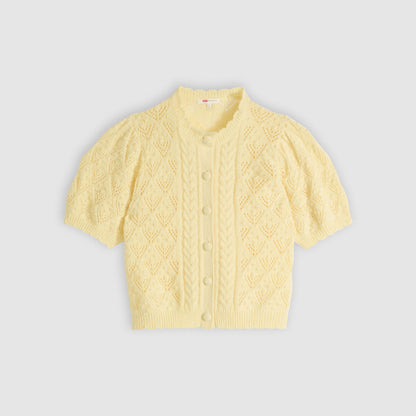 Levi's® Women's Pauline Pointelle Short-Sleeve Cardigan