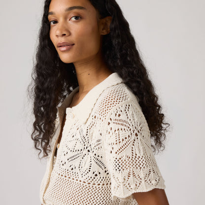 Levi's® Women's Susanna Floral Crochet Shirt
