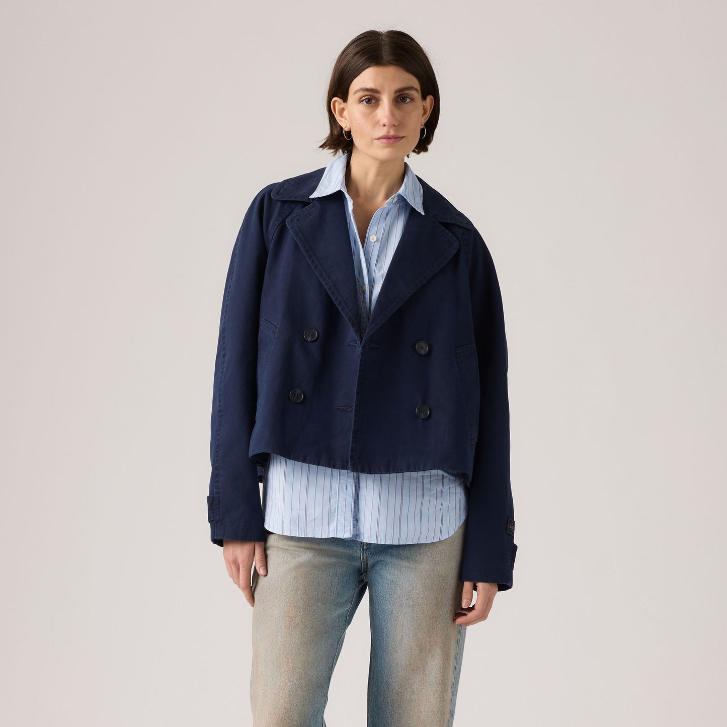 Levi's® Women's Bree Cropped Swing Trench Jacket