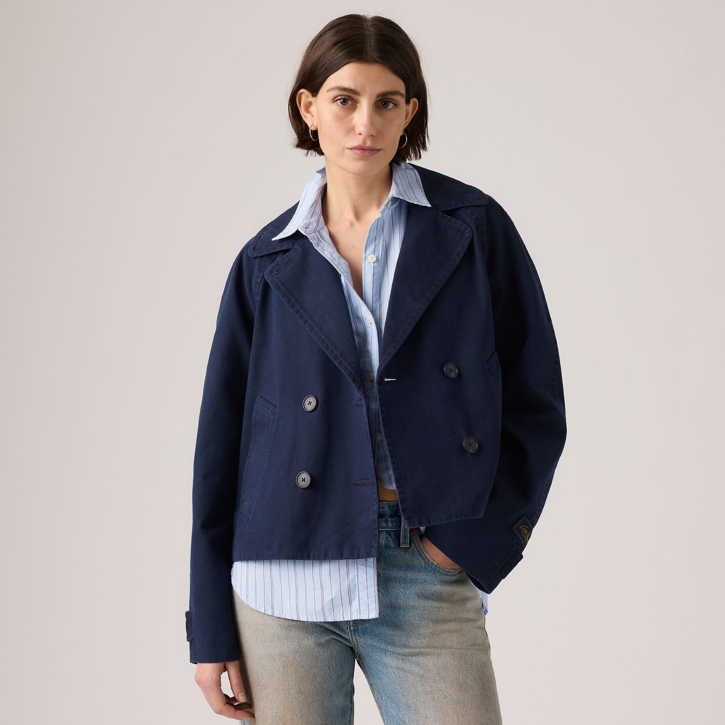 Levi's® Women's Bree Cropped Swing Trench Jacket
