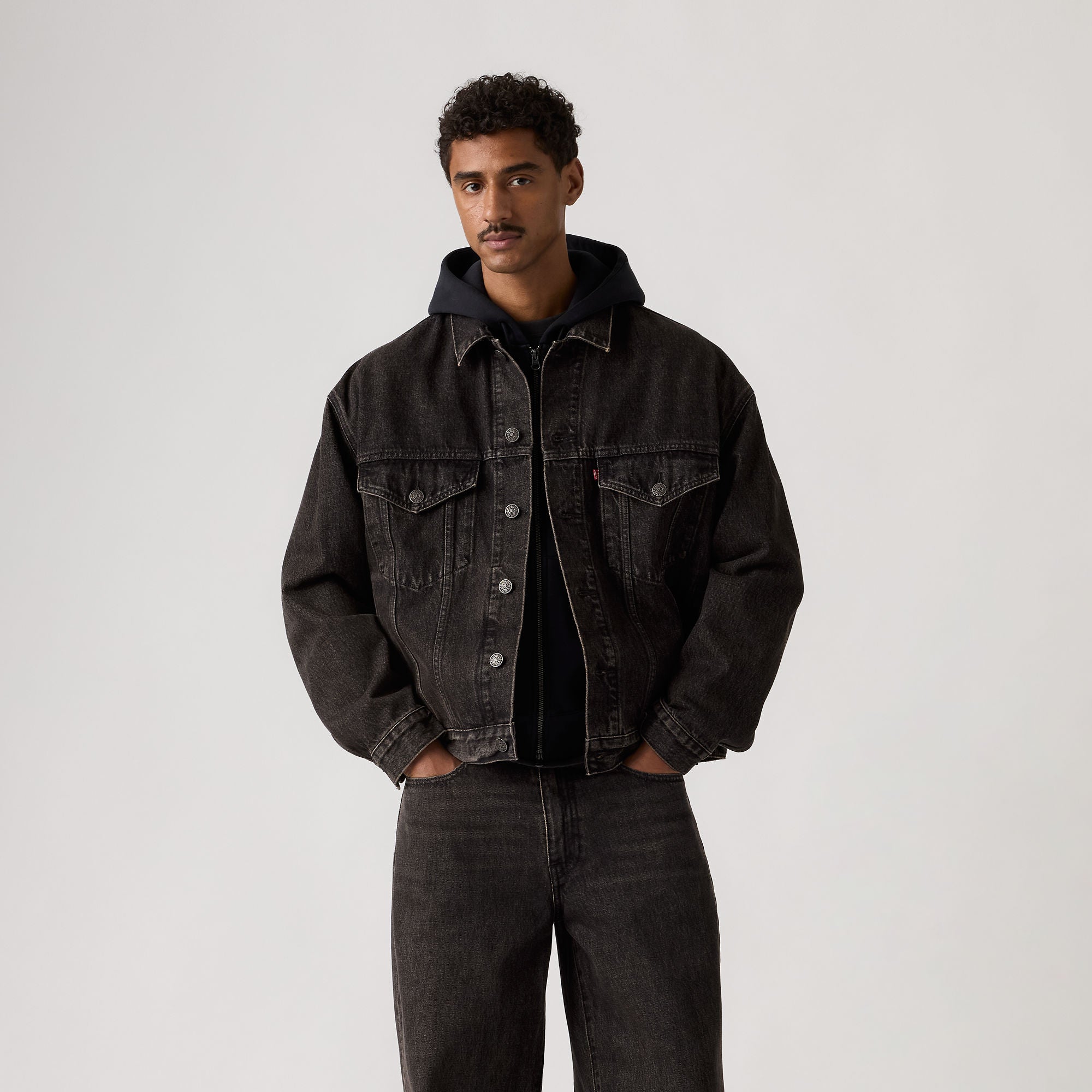 Levi's® x Jordan Type III Trucker Jacket - Blacks | Levi's PH