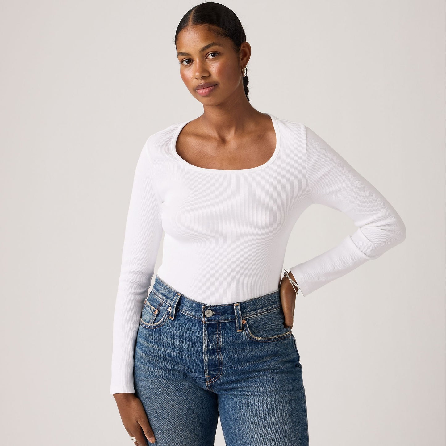 Levi's® Women's Essential Square Neck Long-Sleeve Tee