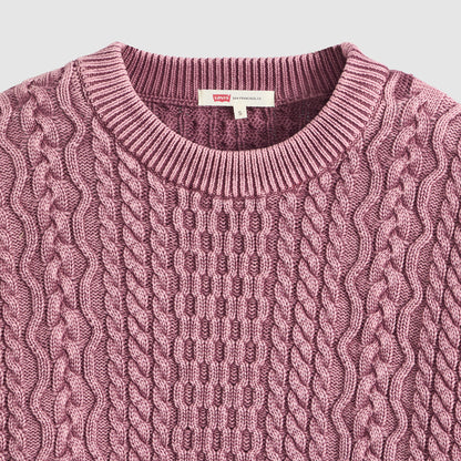 Levi's® Women's Leilah Cable Crewneck Sweater