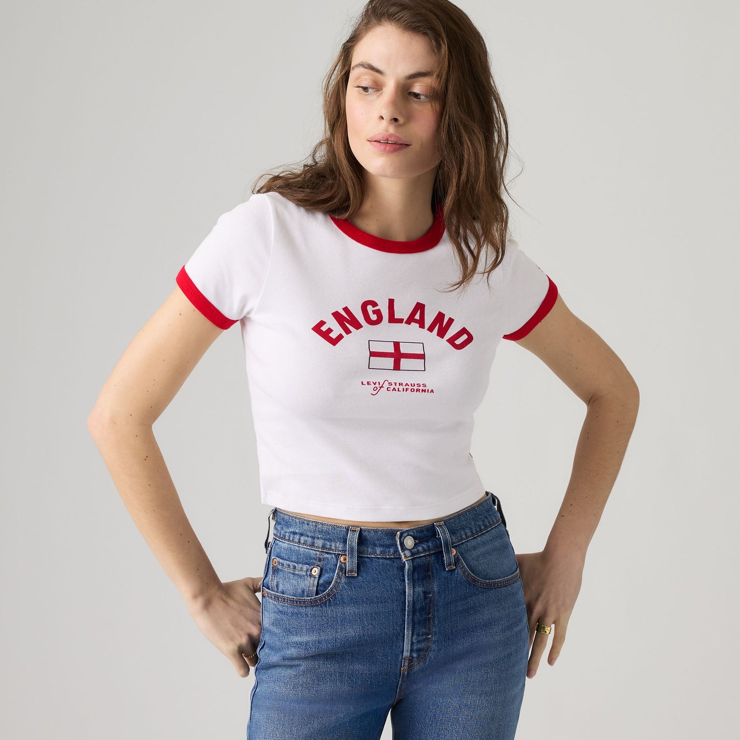 Levi's® England Women's Ringer Tee
