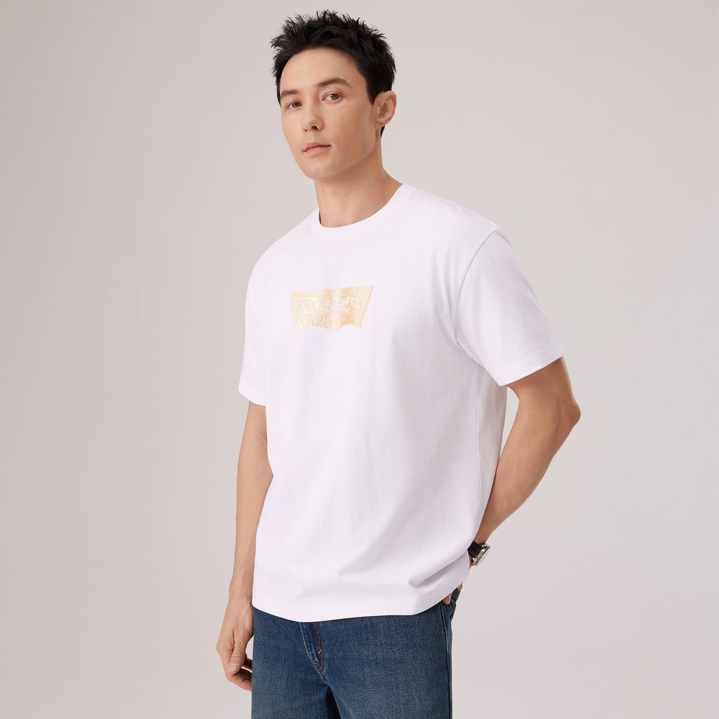 Levi's® Lunar New Year Men's Foiled Batwing Short-Sleeve Tee