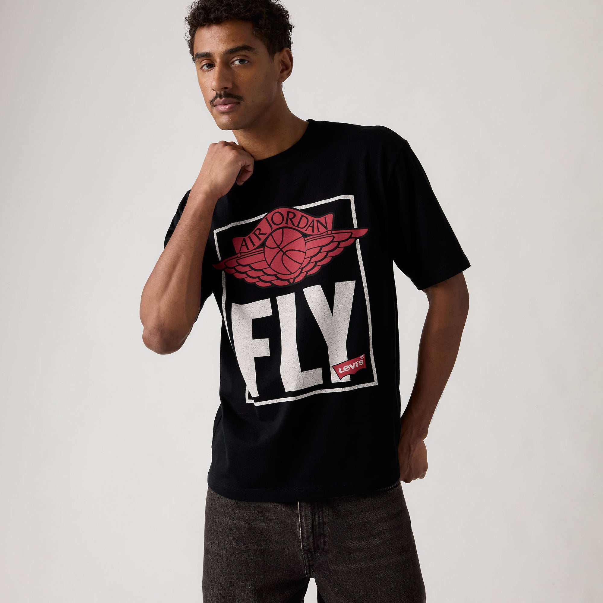 Levi's® x Jordan Short-Sleeve Tee - Black | Levi's PH