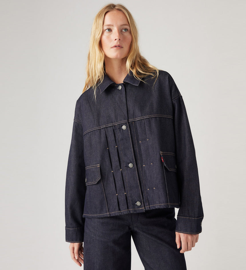 Levi s WellThread Women s Iris Relaxed Type II Trucker Jacket Relaxed Rigid Levi s PH