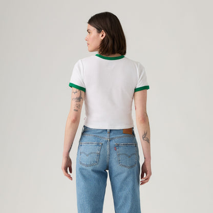 Levi's® Women's Graphic Ringer Mini T-Shirt