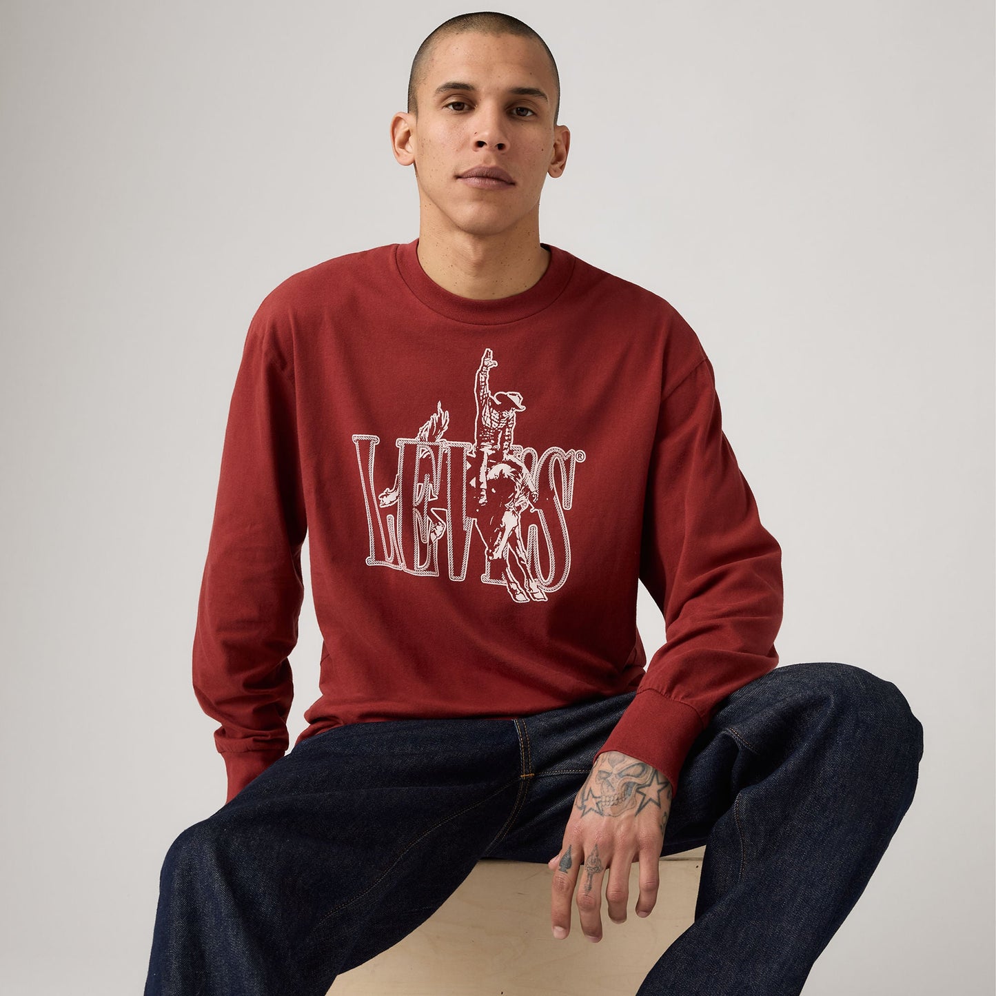 Levi's® Men's Long-Sleeve Graphic Authentic T-Shirt