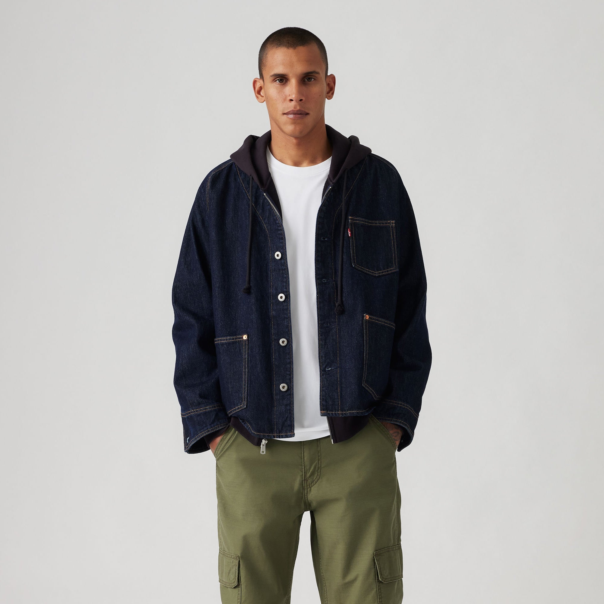 Levi's® Men's Union Engineer Cardigan - Give It A Rinse | Levi's PH