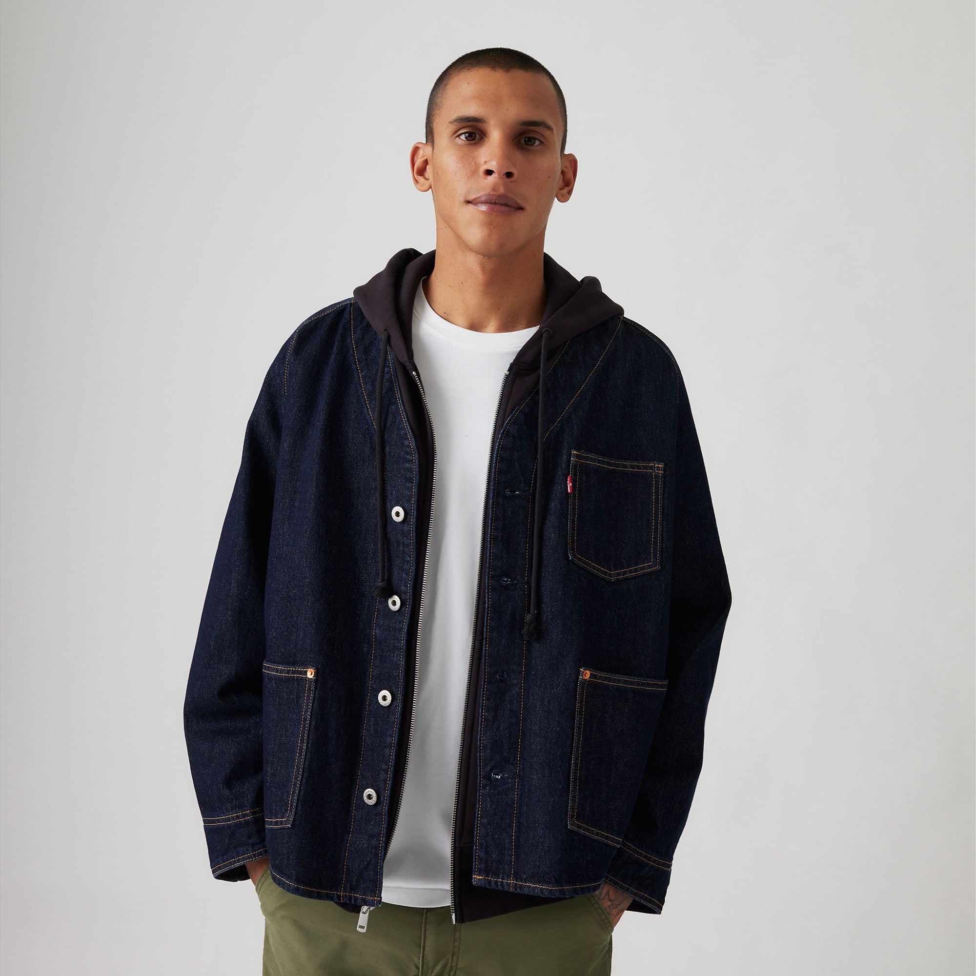 Levi's® Men's Union Engineer Cardigan - Give It A Rinse | Levi's PH