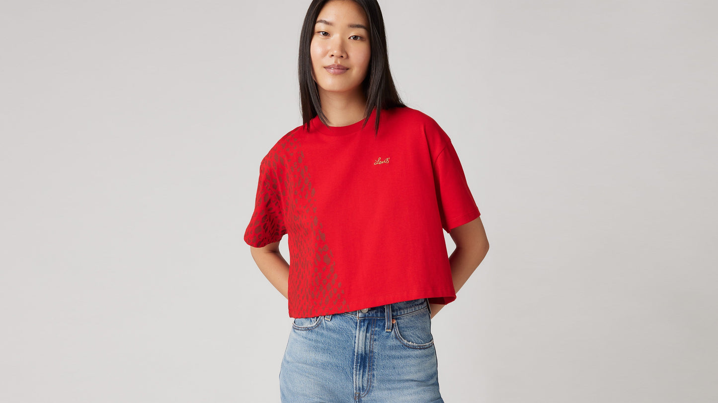 Levi's® Women's Lunar New Year Relaxed Cropped Tee