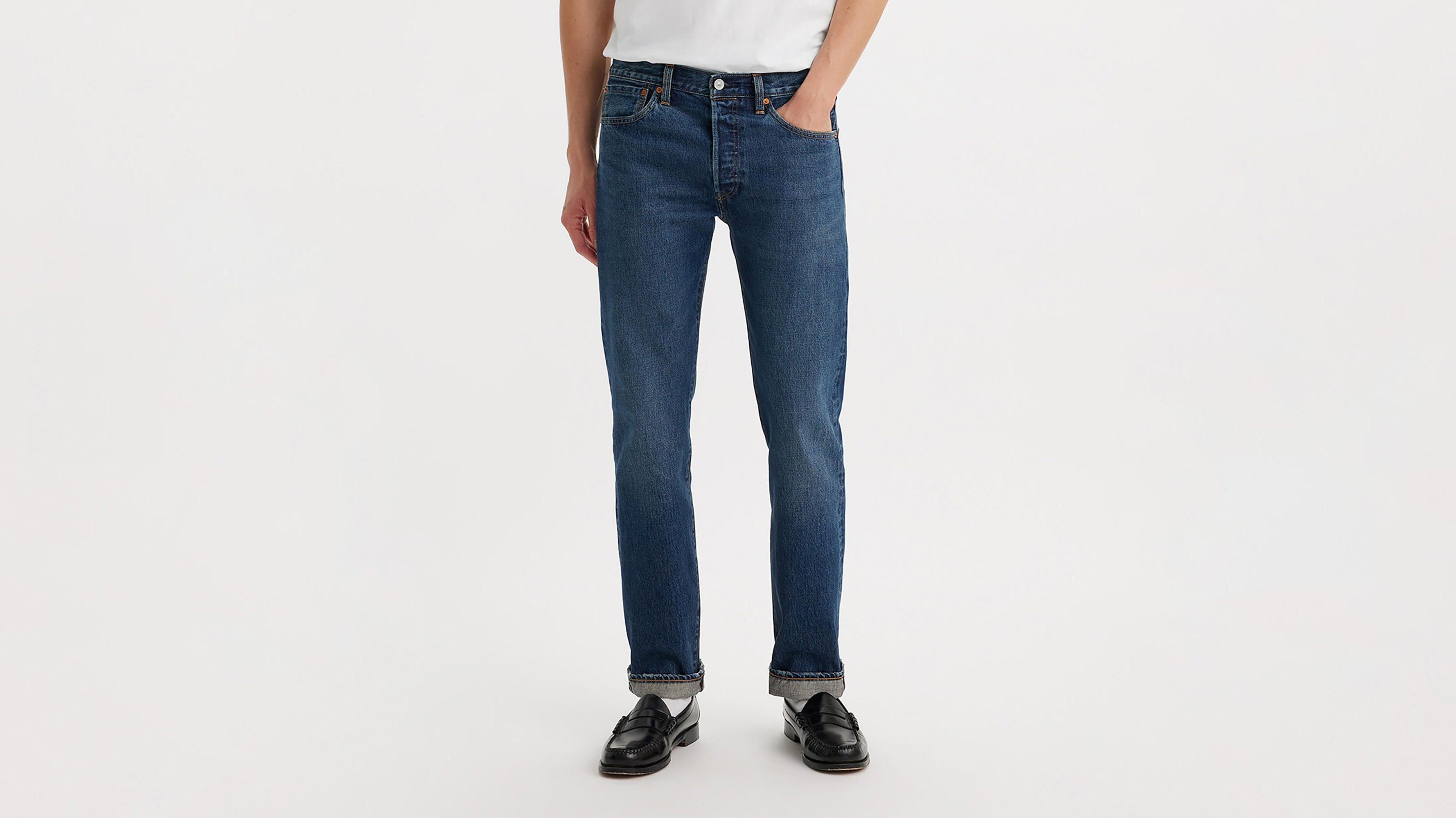 Levi's® Men's 501® Original Selvedge Jeans - Main Image