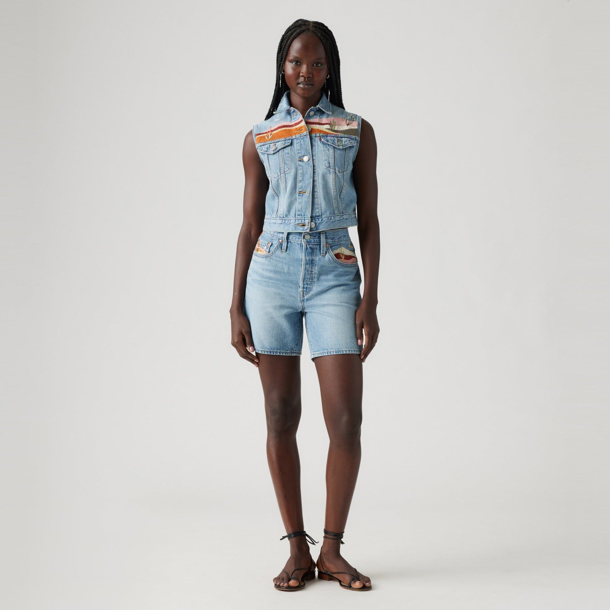 Levi's® Women's 501® Original High-Rise Mid-Thigh Jean Shorts