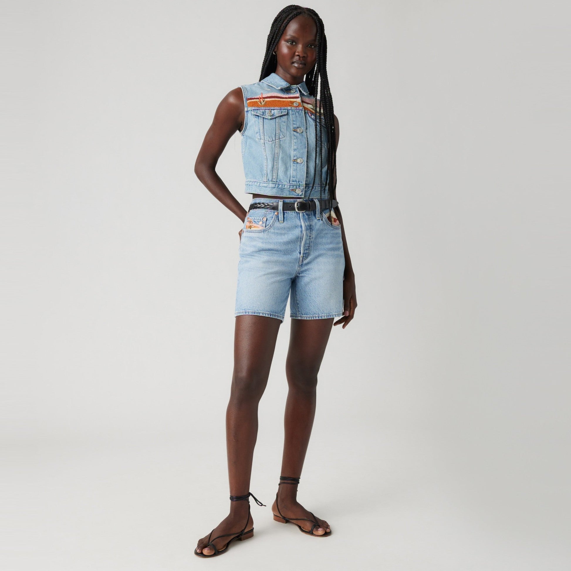 Levi's® Women's 501® Original High-Rise Mid-Thigh Jean Shorts