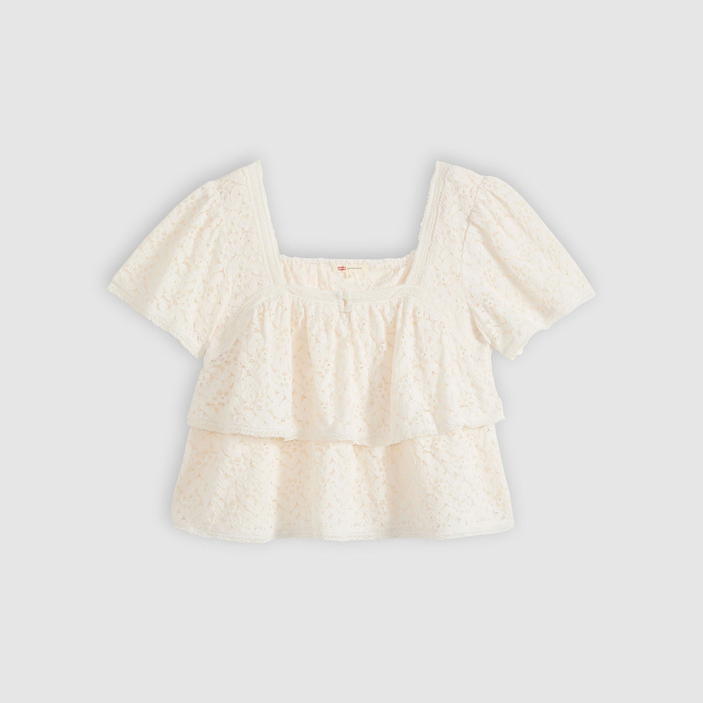 Levi's® Women's Dom Short-Sleeve Lace Blouse