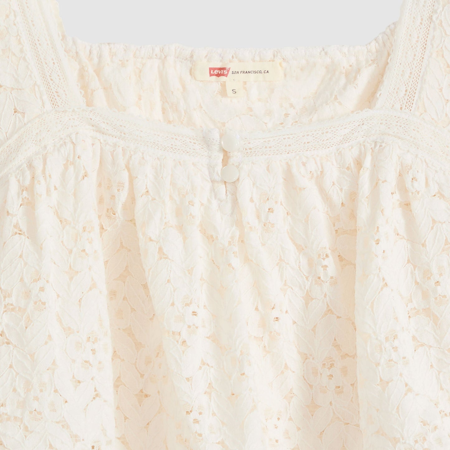 Levi's® Women's Dom Short-Sleeve Lace Blouse