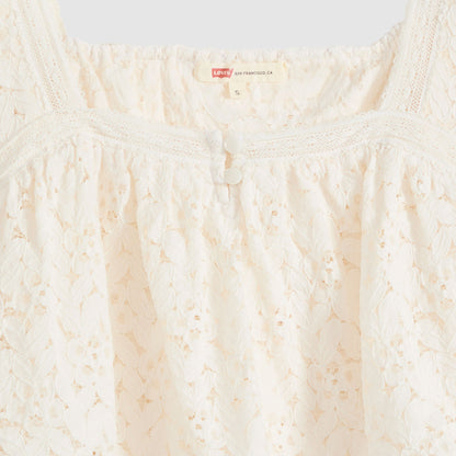 Levi's® Women's Dom Short-Sleeve Lace Blouse