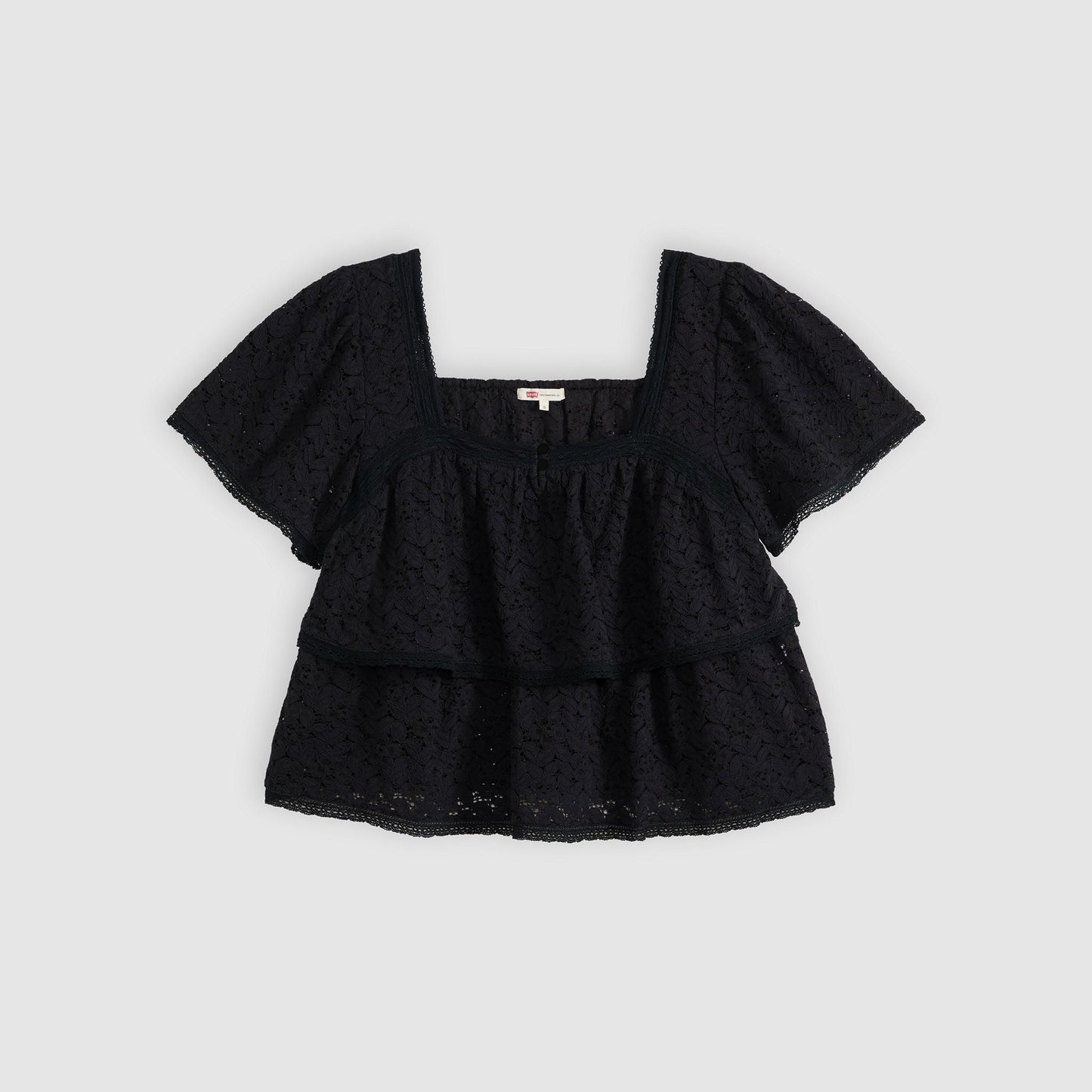 Levi's® Women's Dom Short-Sleeve Lace Blouse