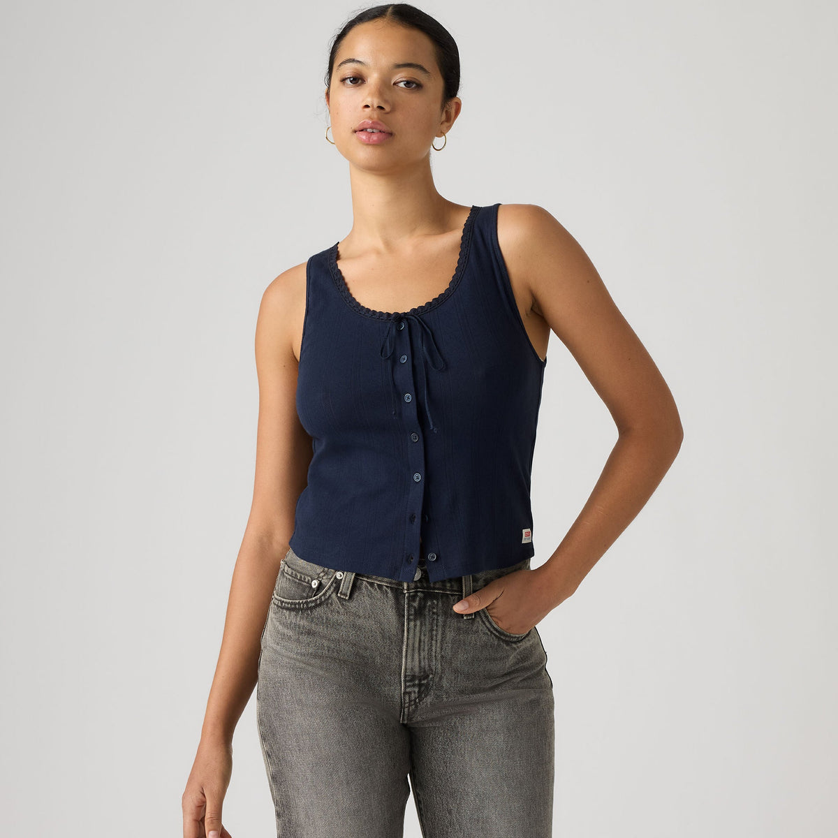 Levi's® Women's Dry Goods Pointelle Lace Tank