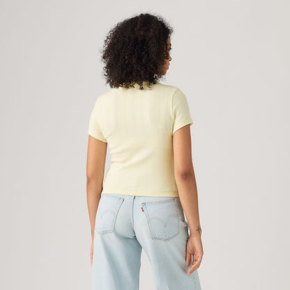 Levi's® Women's Dry Goods Pointelle Short-Sleeve Henley