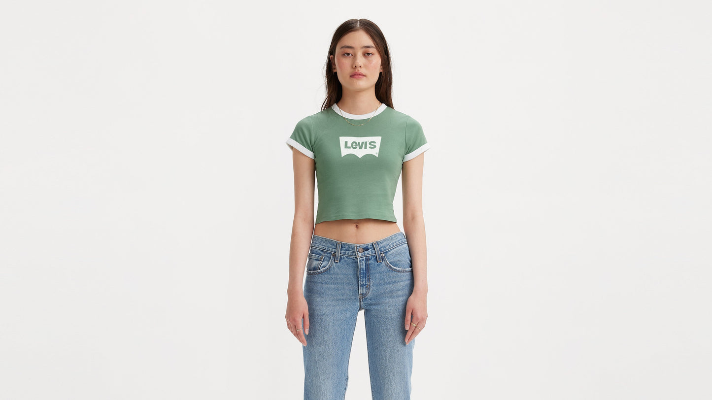 Levi's® Women's Graphic Ringer Mini T-Shirt