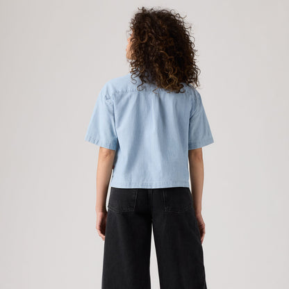 Levi's® Women's Harlie Short-Sleeve Cropped Shirt