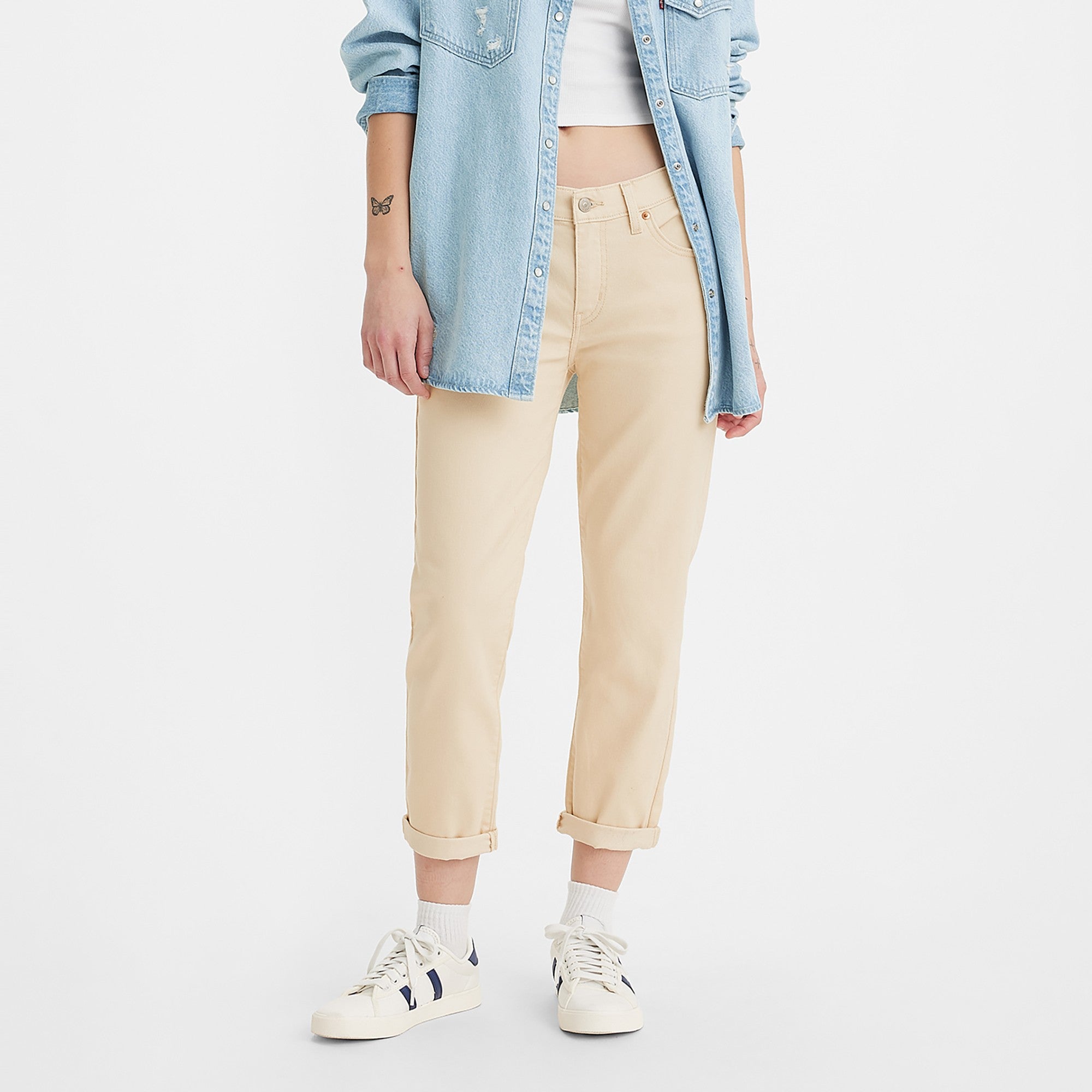 Levi's® Women's Mid-Rise Boyfriend Jeans - Neutral | Levi's PH