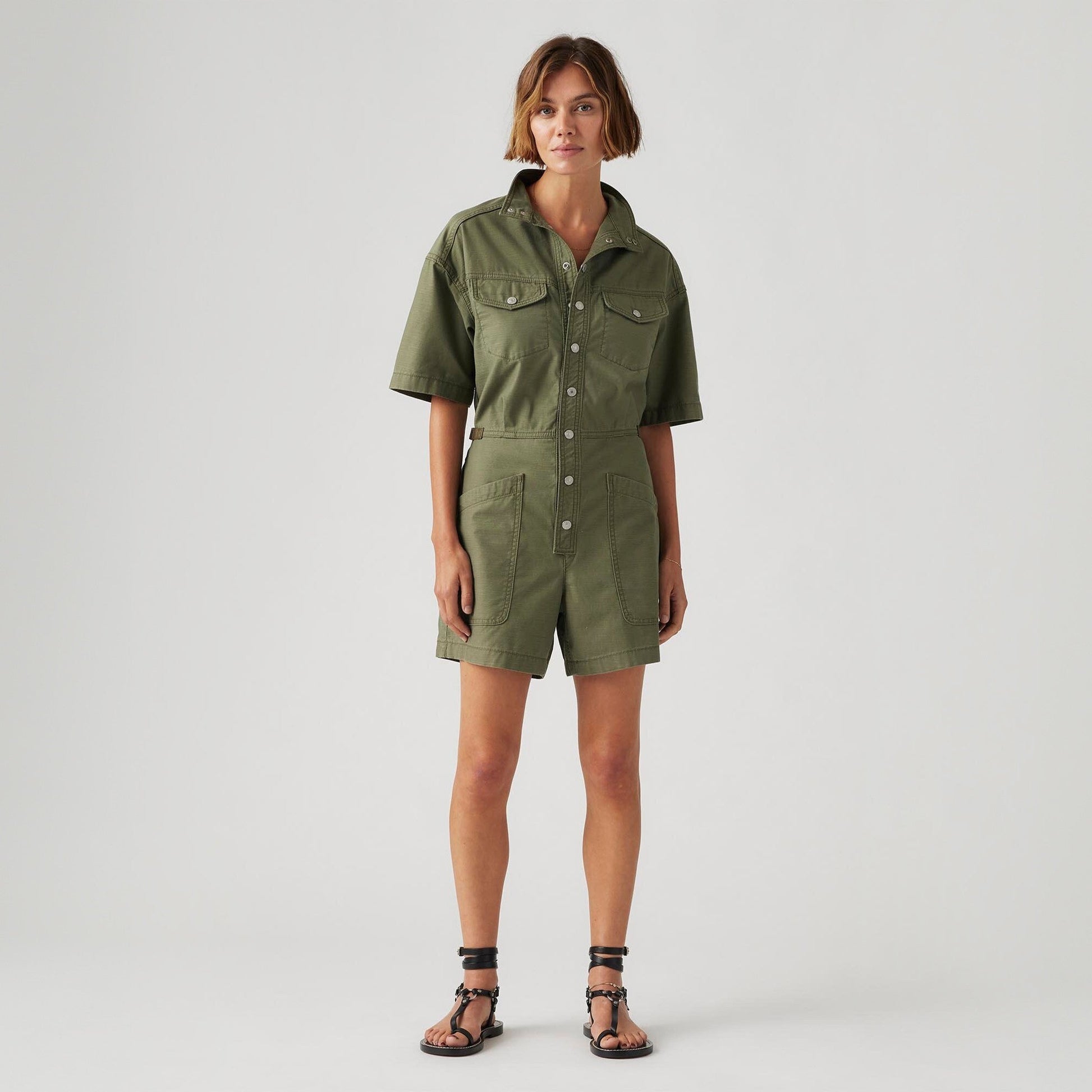 Levi's® Women's Short-Sleeve Surplus Romper